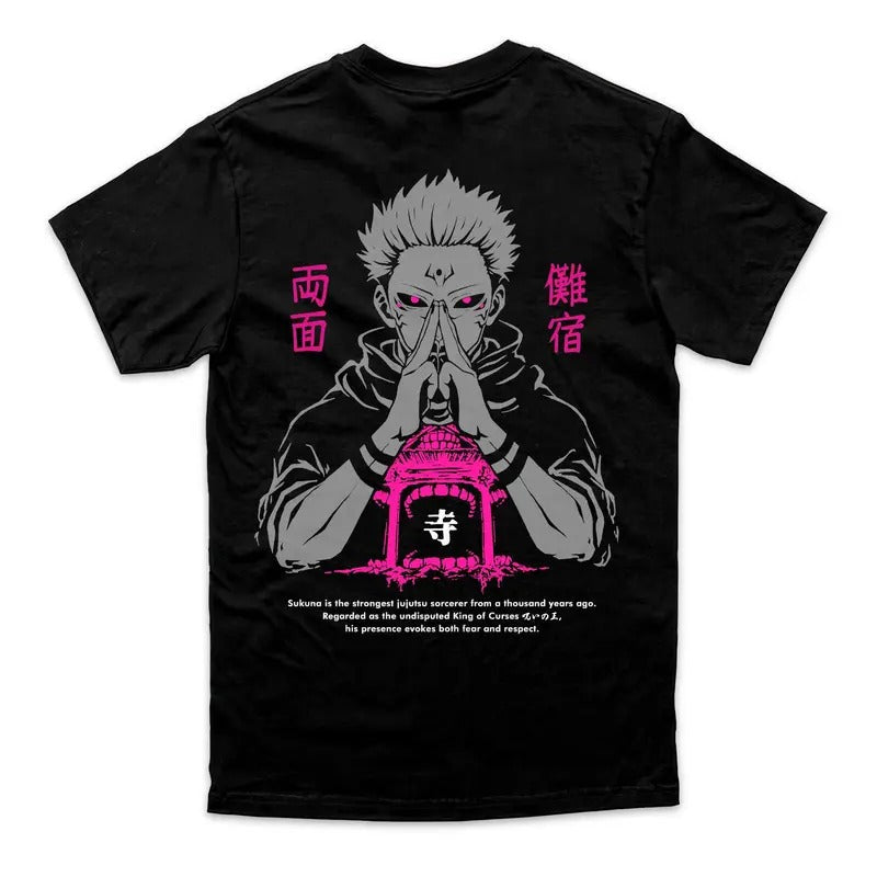 Anime Ryomen Sukuna Oversize Manga Lover Jujutsu - Adult & Kids T-Shirts, Sweatshirts & Hoodies apparel design preview 1