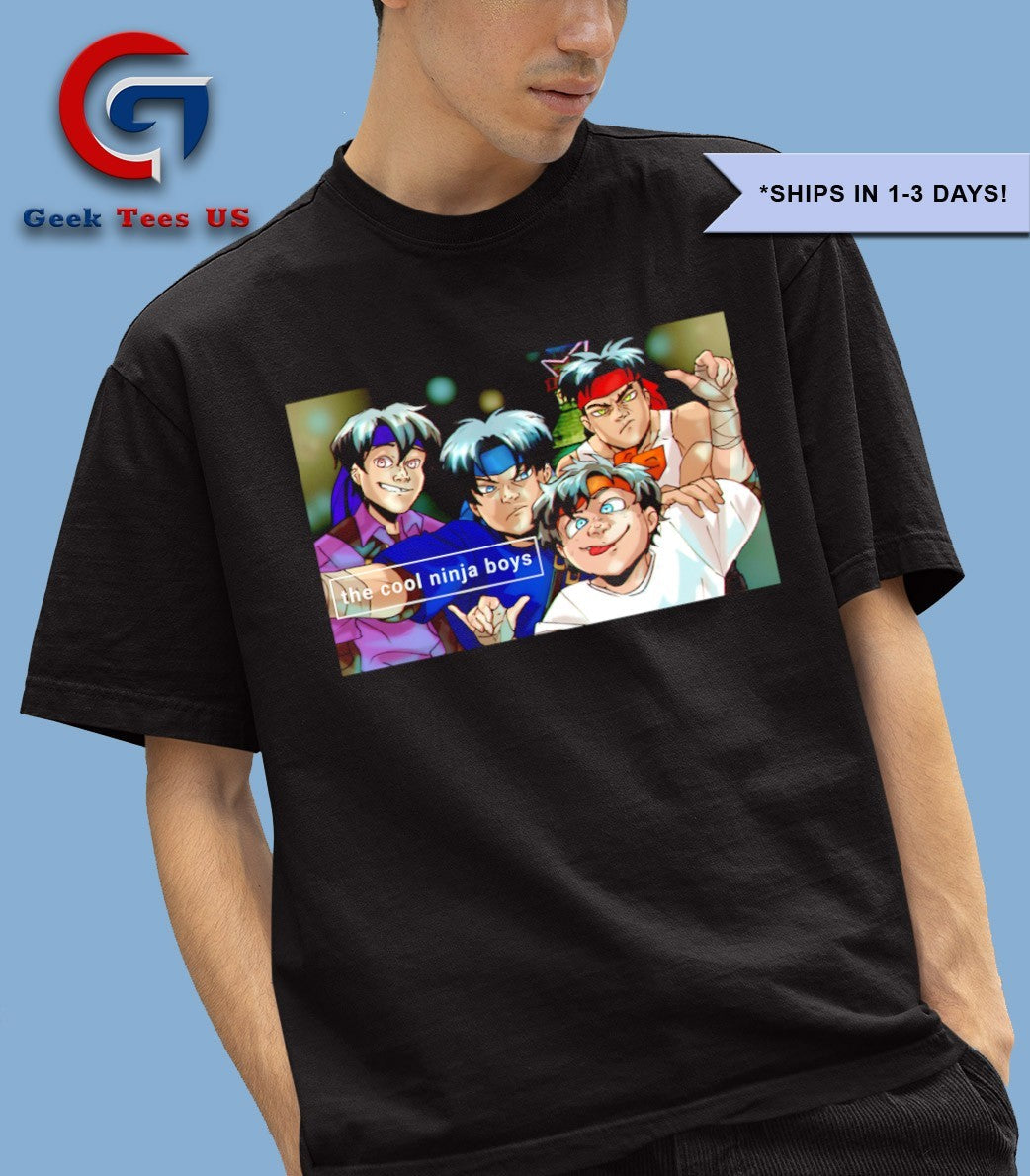 Anime the cool ninja boys - Adult & Kids T-Shirts, Sweatshirts & Hoodies apparel design preview 1