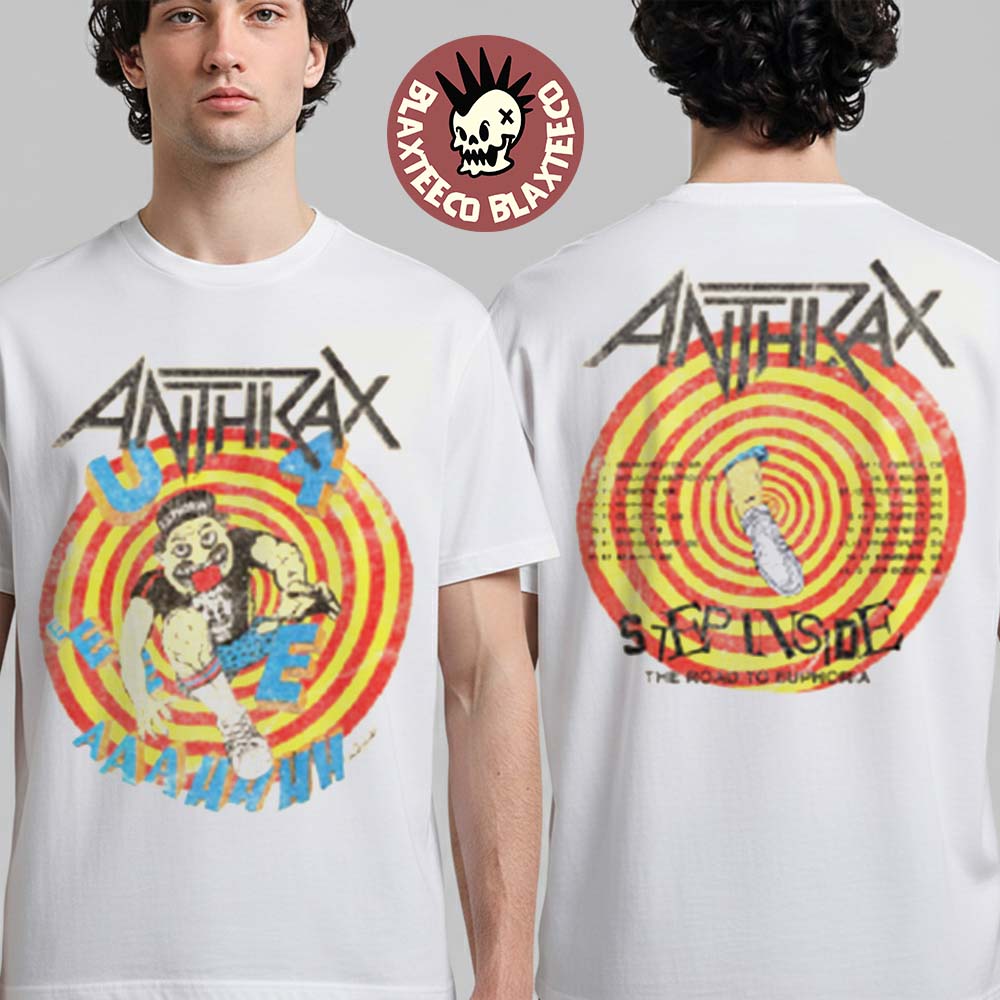 Anthrax Japan 2026 Tour Merch U4EAAAA Step Inside The - Adult & Kids T-Shirts, Sweatshirts & Hoodies apparel design preview 1