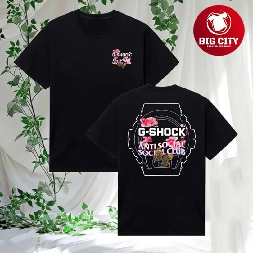 Anti Social Club Assc X Casio G-Shock Two Sided - Adult & Kids T-Shirts, Sweatshirts & Hoodies apparel design preview 1