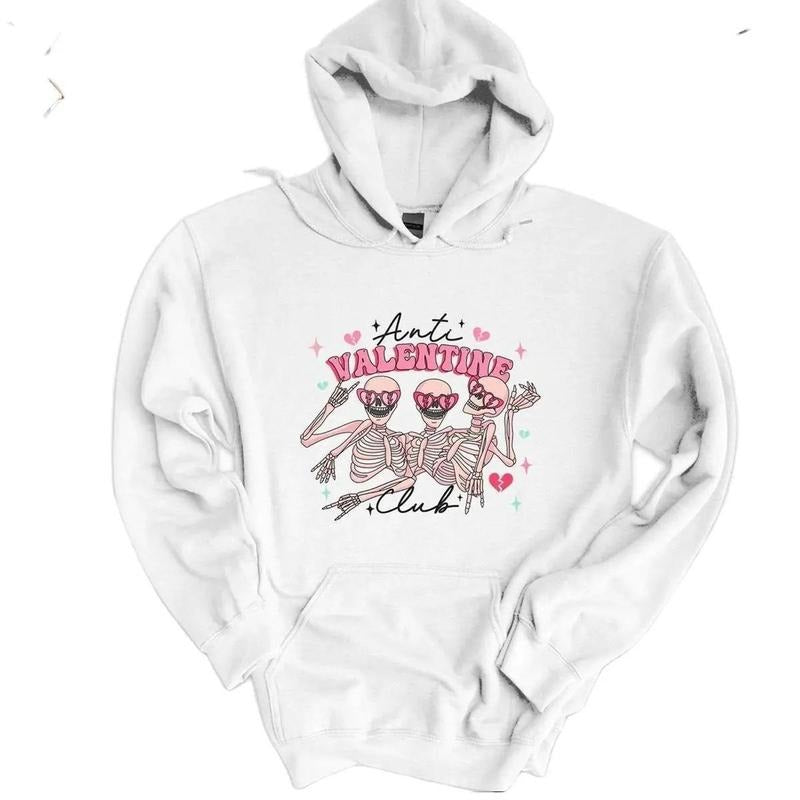 Anti Valentine Club Retro - Adult & Kids T-Shirts, Sweatshirts & Hoodies apparel design preview 1