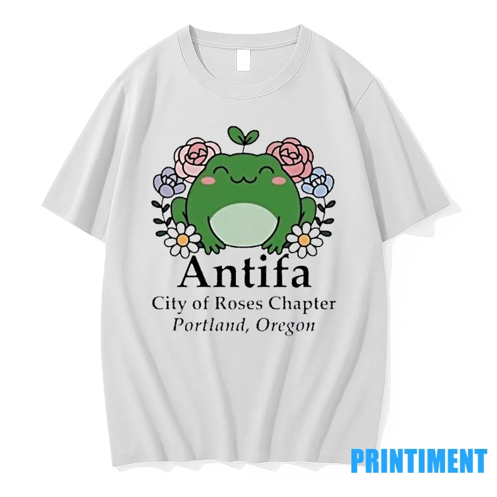 Antifa Frog Protest Portland City Of Roses Sweater - Adult & Kids T-Shirts, Sweatshirts & Hoodies apparel design preview 1