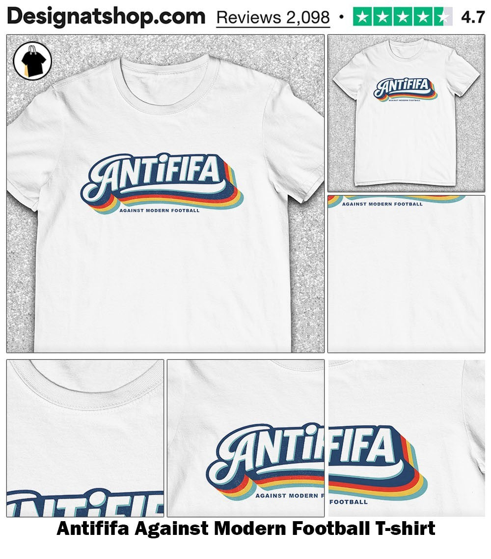 Antififa Against Modern Football - Adult & Kids T-Shirts, Sweatshirts & Hoodies apparel design preview 1