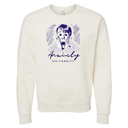 'Anxiety University' - Adult & Kids T-Shirts, Sweatshirts & Hoodies apparel design preview 1