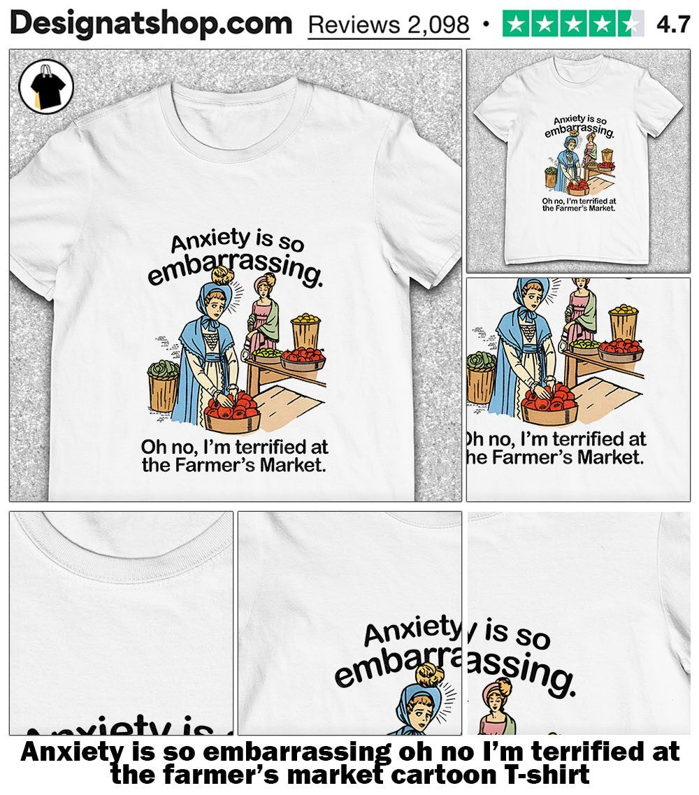 Anxiety is so embarrassing oh no I'm terrified at the - Adult & Kids T-Shirts, Sweatshirts & Hoodies apparel design preview 1