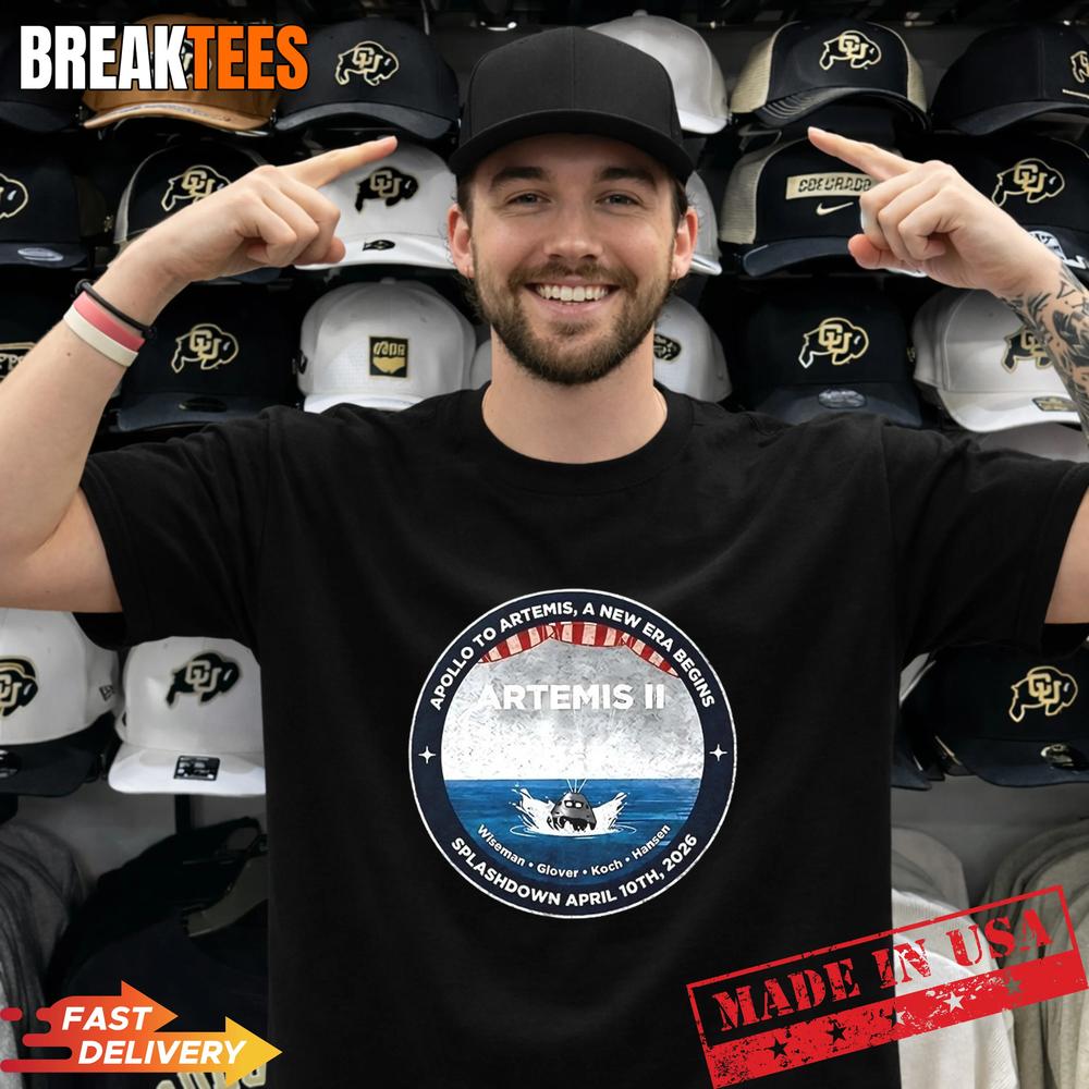Apollo to Artemis II 2026 - Adult & Kids T-Shirts, Sweatshirts & Hoodies apparel design preview 1