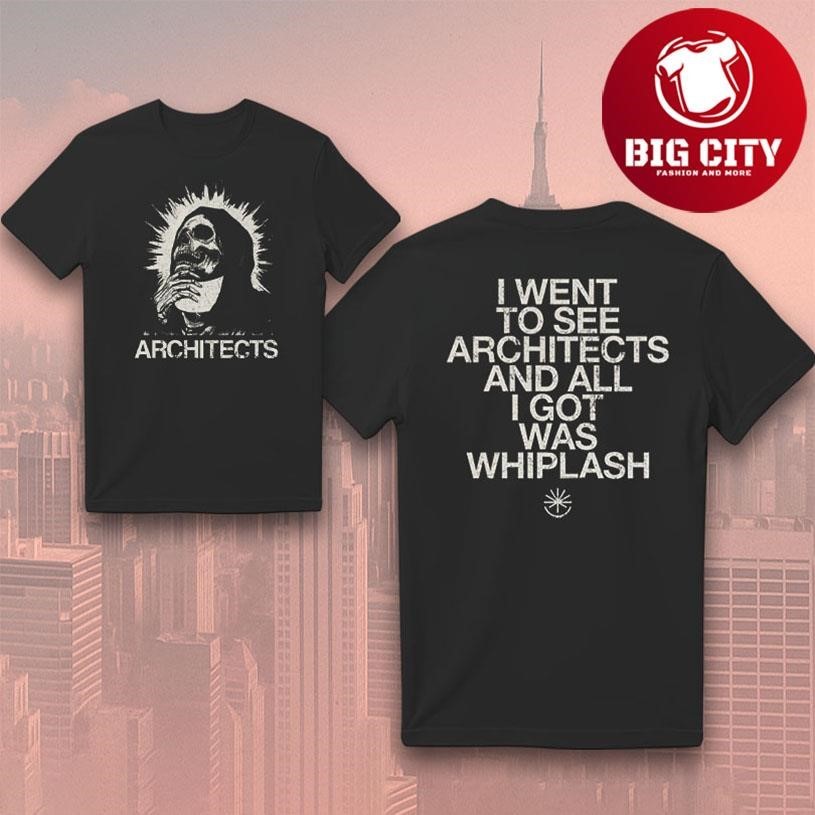 Architects All I Got Was Whiplash Band Two Sided - Adult & Kids T-Shirts, Sweatshirts & Hoodies apparel design preview 1