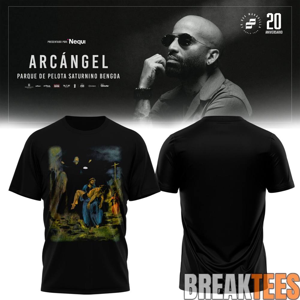 Arcngel La 8va Maravilla World Tour 20 Aniversario - Adult & Kids T-Shirts, Sweatshirts & Hoodies apparel design preview 1