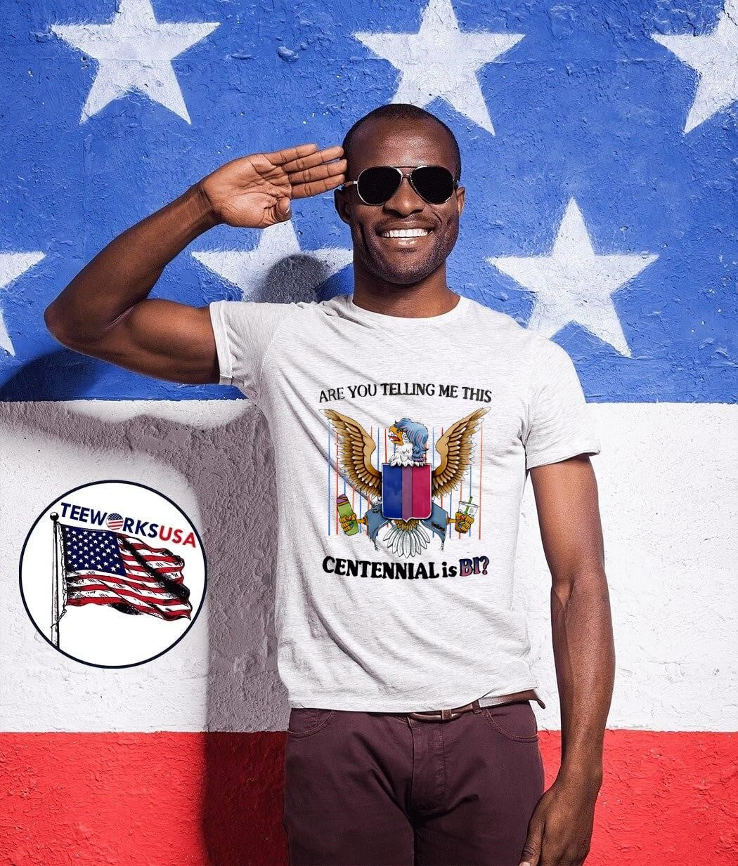 Are You Telling Me This Centennial Is BI - Adult & Kids T-Shirts, Sweatshirts & Hoodies apparel design preview 1
