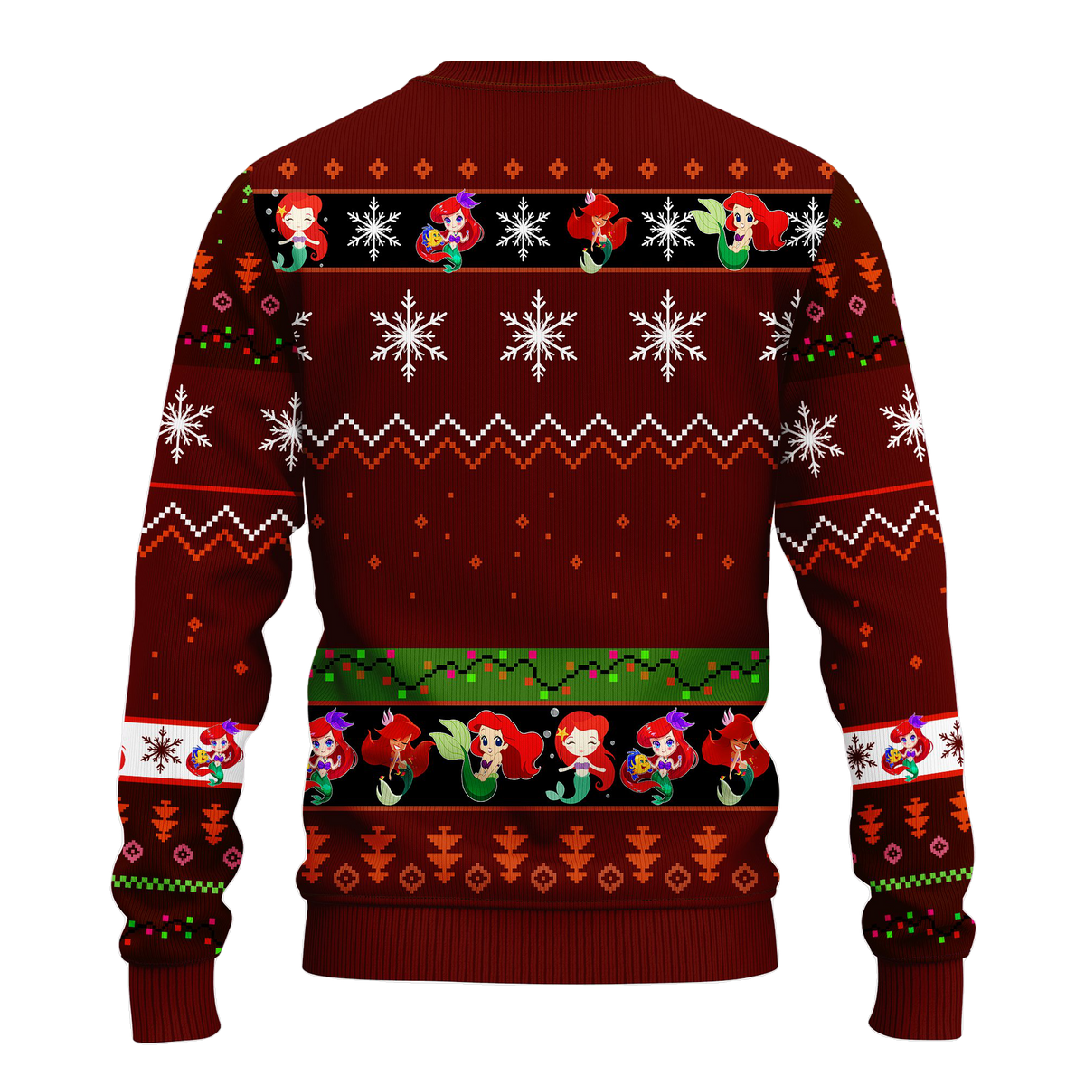 Airel Mermaid 3D Ugly Christmas Sweater - Holiday Gift product image 2