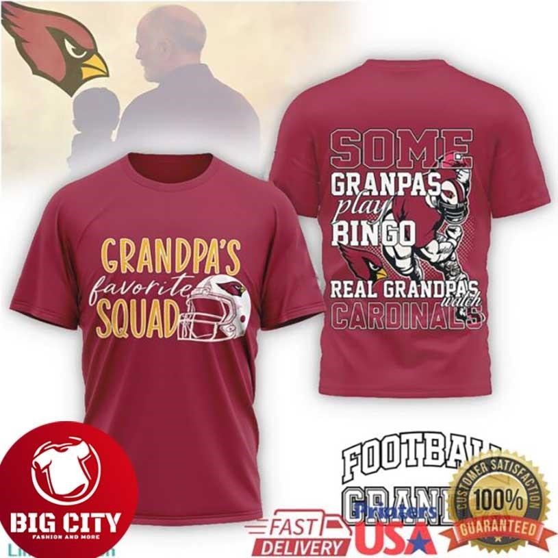 Arizona Cardinals Football Grandpa Grandpa's Favorite - Adult & Kids T-Shirts, Sweatshirts & Hoodies apparel design preview 1