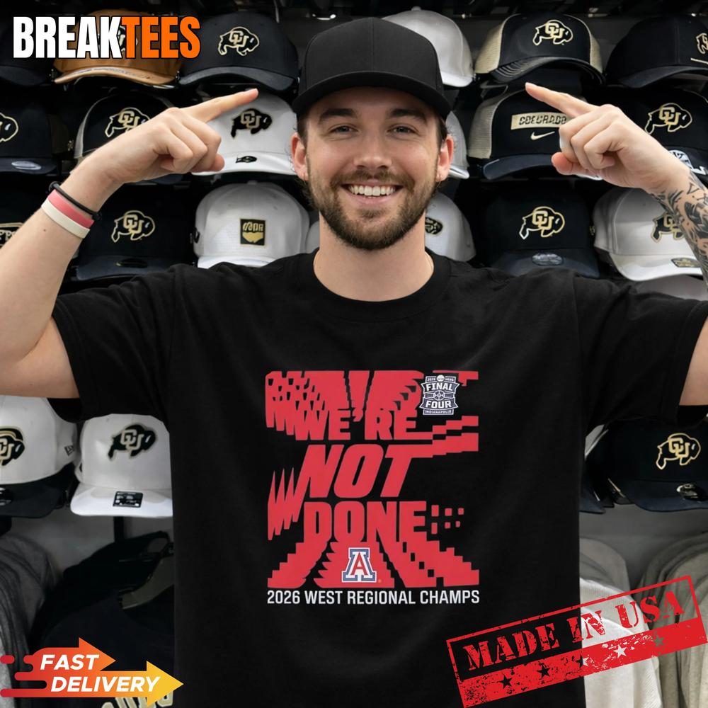 Arizona Wildcats 2026 West Regional Champions - Adult & Kids T-Shirts, Sweatshirts & Hoodies apparel design preview 1