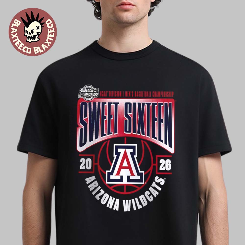 Arizona Wildcats Men's Basketball 2026 NCAA March - Adult & Kids T-Shirts, Sweatshirts & Hoodies apparel design preview 1