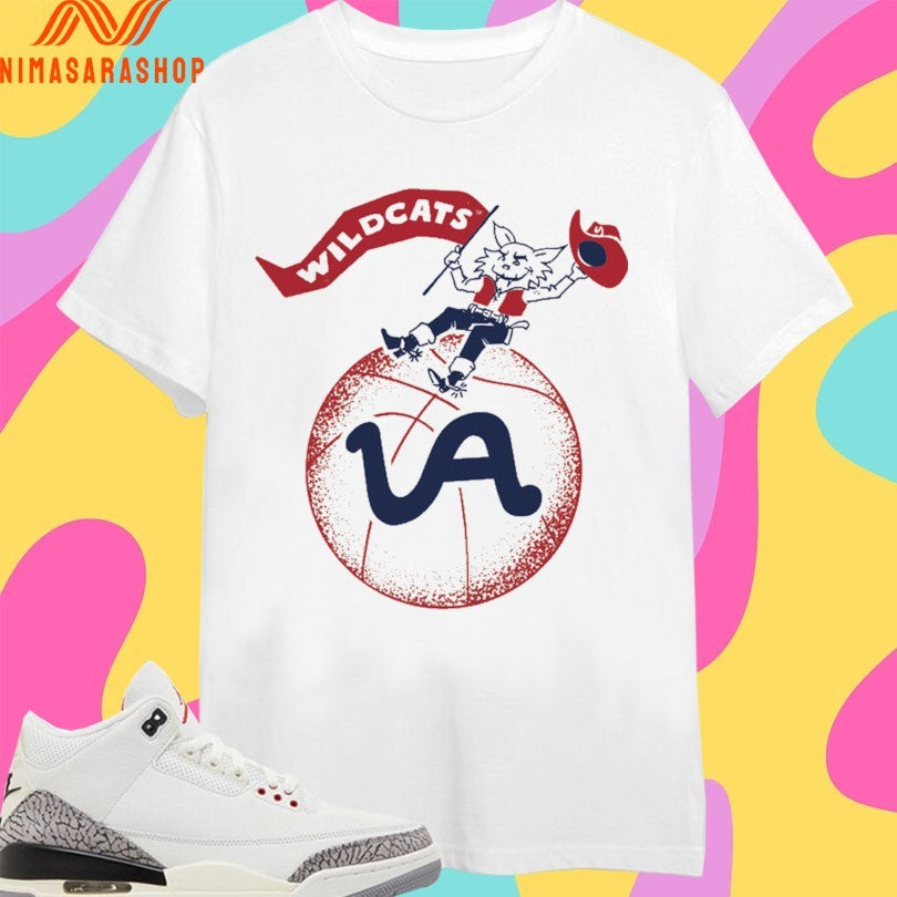 Arizona Wildcats Retro Ua Basketball - Adult & Kids T-Shirts, Sweatshirts & Hoodies apparel design preview 1