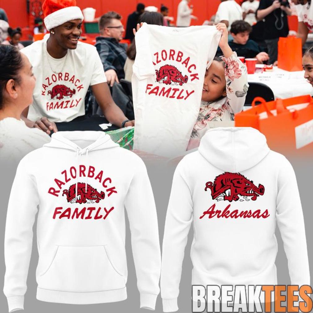 Arkansas Razorbacks 'Family' 2026 - Adult & Kids T-Shirts, Sweatshirts & Hoodies apparel design preview 1