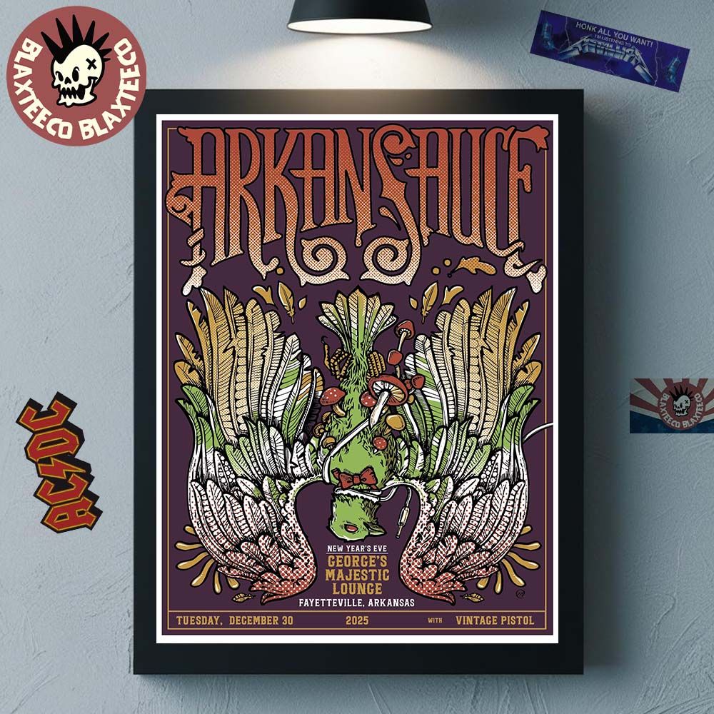 Arkansauce Fayetteville Arkansas 2025 Night 1 Event - Adult & Kids T-Shirts, Sweatshirts & Hoodies apparel design preview 1