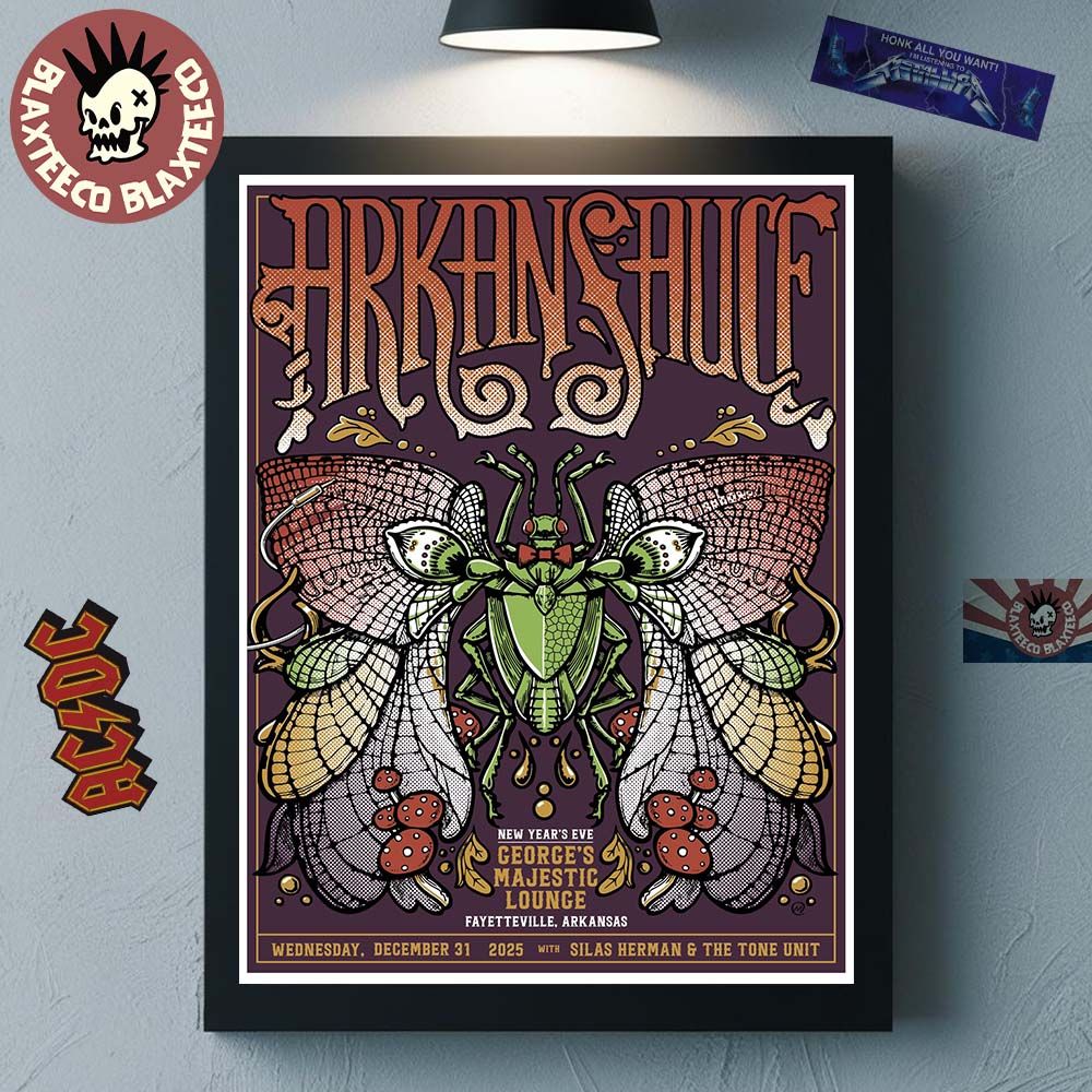 Arkansauce Fayetteville Arkansas 2025 Night 2 Event - Adult & Kids T-Shirts, Sweatshirts & Hoodies apparel design preview 1