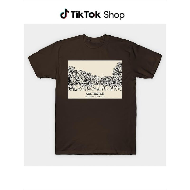 Arlington National Cemetery 100% Cotton 180g Casual - Adult & Kids T-Shirts, Sweatshirts & Hoodies apparel design preview 1