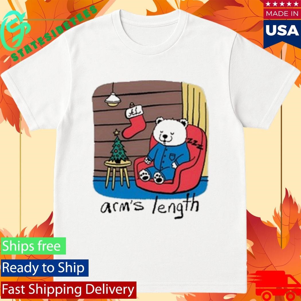 Arms Length Sleepy Polar Bear - Adult & Kids T-Shirts, Sweatshirts & Hoodies apparel design preview 1