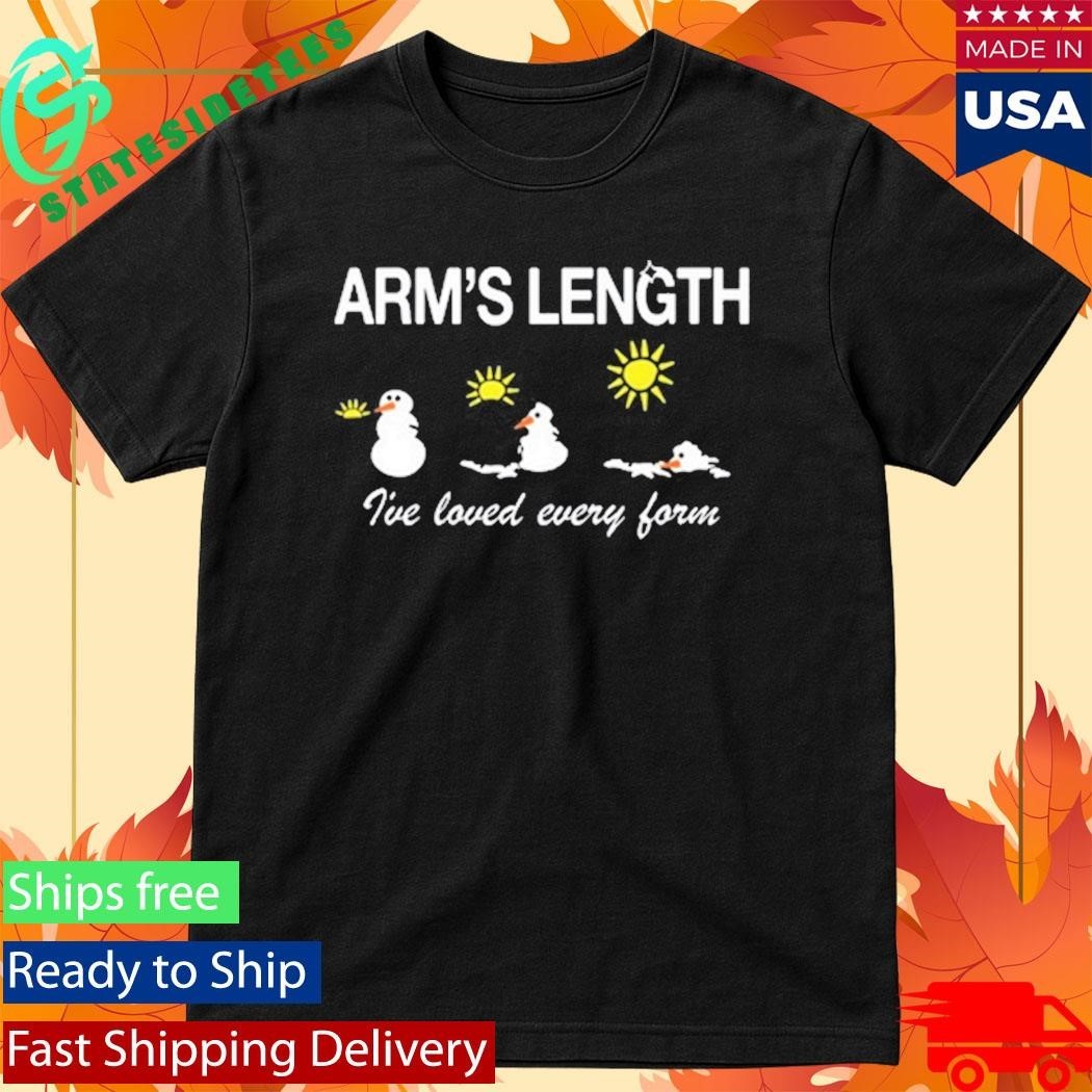 Armslength Snowman I've Loved Every Form - Adult & Kids T-Shirts, Sweatshirts & Hoodies apparel design preview 1