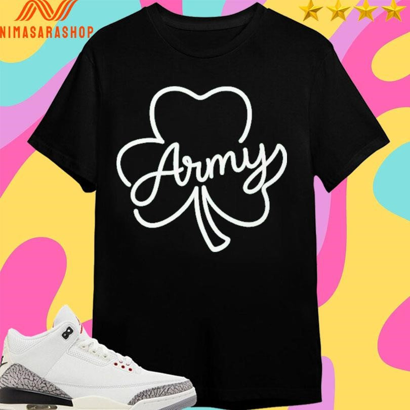 Army Shamrock St Patrick’s Day - Adult & Kids T-Shirts, Sweatshirts & Hoodies apparel design preview 1