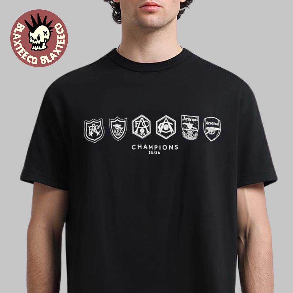 Arsenal 2026 Premier League Champions Where We Belong - Adult & Kids T-Shirts, Sweatshirts & Hoodies apparel design preview 1