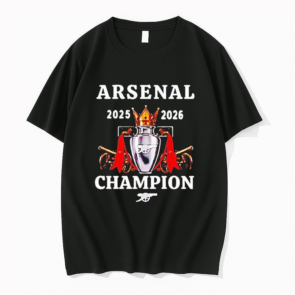 Arsenal Crowned Champions 2025 2026 Sweater Jpg - Adult & Kids T-Shirts, Sweatshirts & Hoodies apparel design preview 1