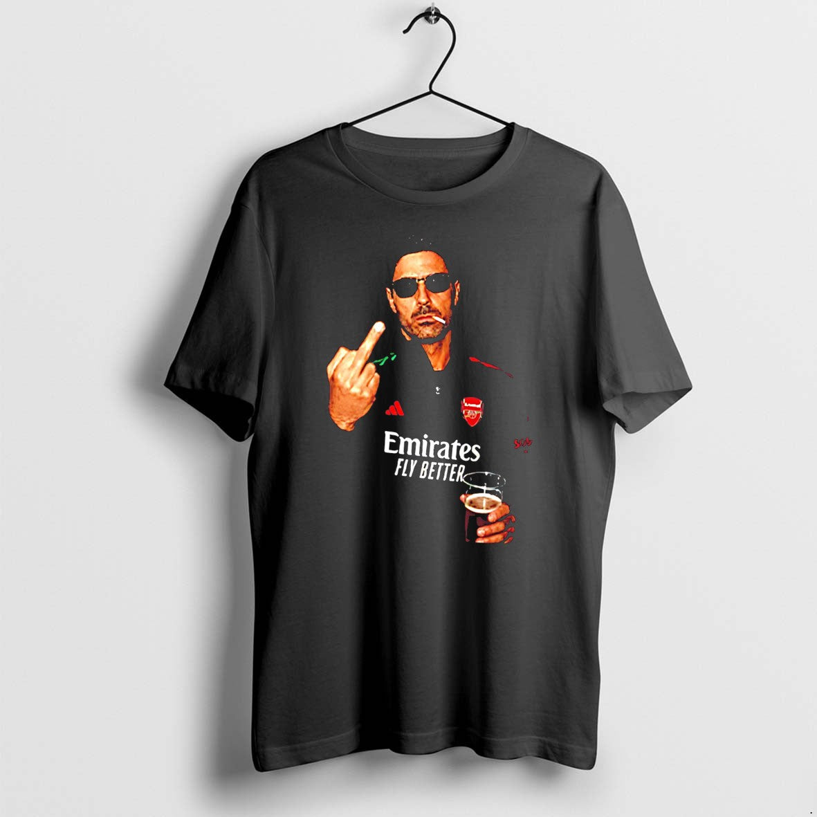 Arsenal Mikel Arteta Middle Finger Sweater Jpg - Adult & Kids T-Shirts, Sweatshirts & Hoodies apparel design preview 1