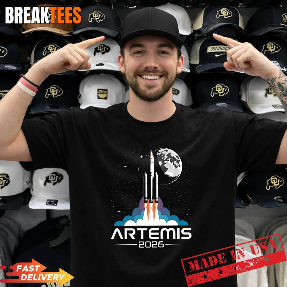 Artemis Launch to The Moon - Adult & Kids T-Shirts, Sweatshirts & Hoodies apparel design preview 1