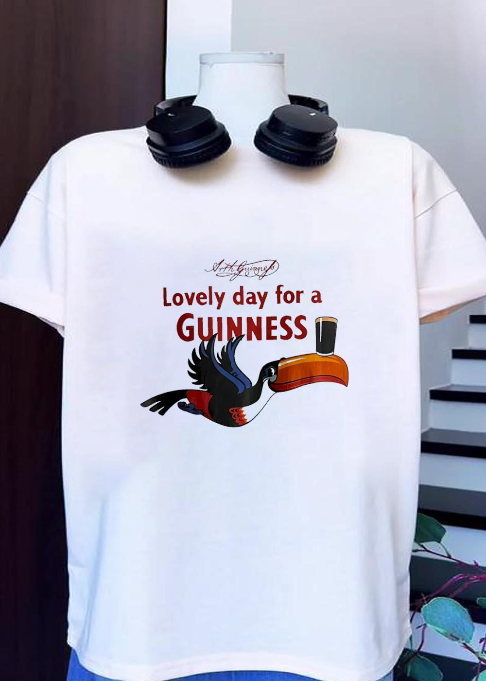 Arthur Guinness Lovely Day For A Toucan Bird Beer - Adult & Kids T-Shirts, Sweatshirts & Hoodies apparel design preview 1