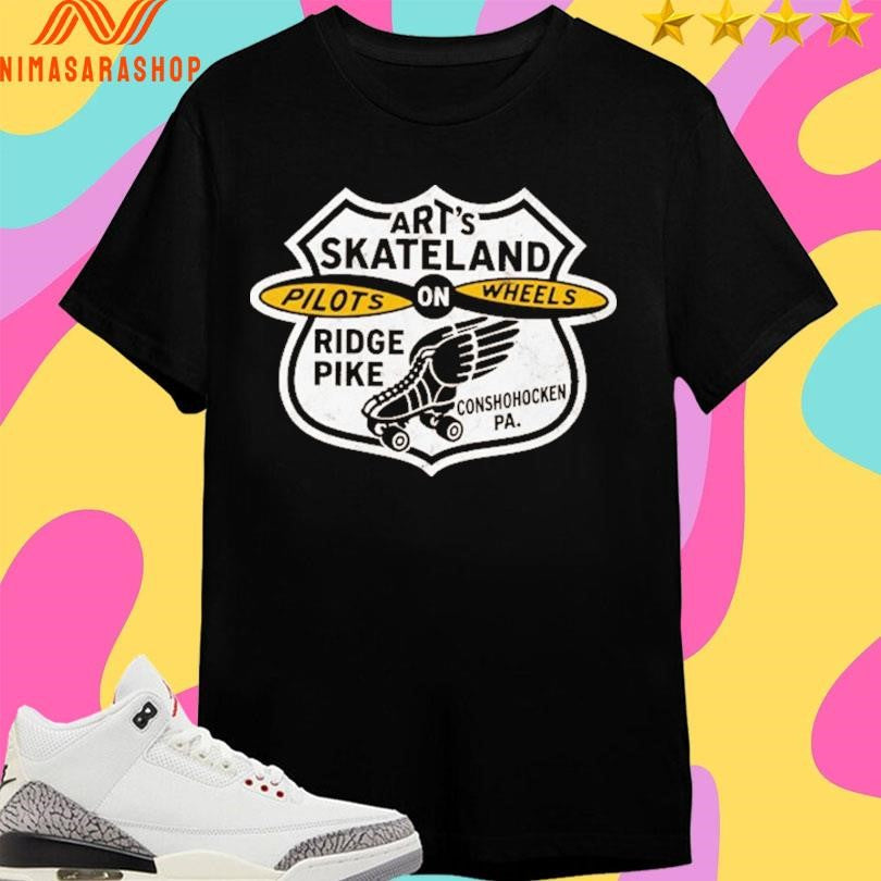Art’s Skateland Pilots On Wheels Ridge Pike - Adult & Kids T-Shirts, Sweatshirts & Hoodies apparel design preview 1