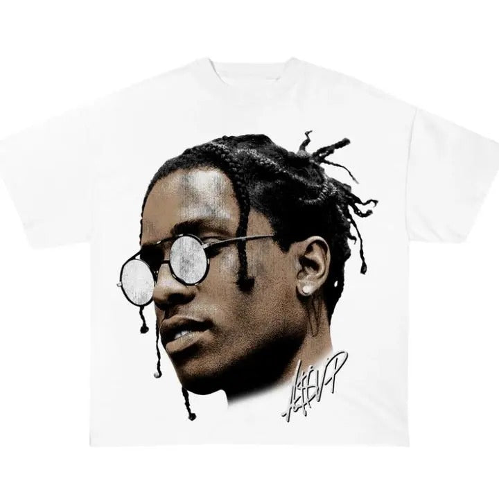 Asap Rocky Vintage Rap Hip Hop Retro 100% Heavy - Adult & Kids T-Shirts, Sweatshirts & Hoodies apparel design preview 1