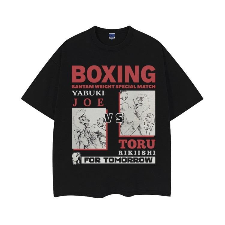 Ashita No Joe Vs Toru" Heavyweight Vintage 100% - Adult & Kids T-Shirts, Sweatshirts & Hoodies apparel design preview 1
