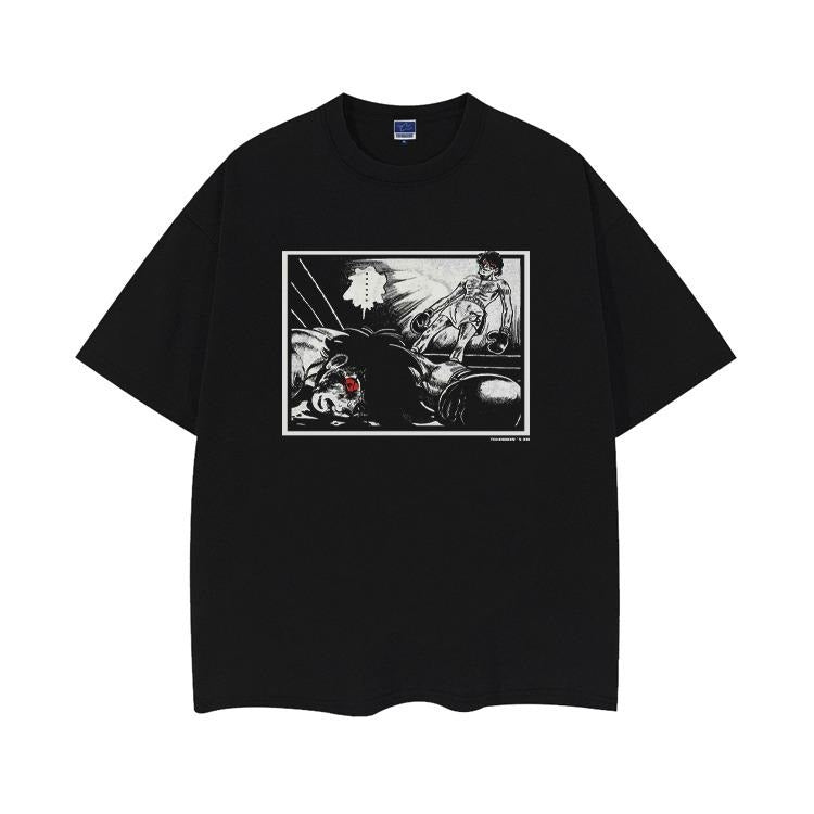 Ashita No Joe Ring" Heavyweight Vintage 100% Cotton - Adult & Kids T-Shirts, Sweatshirts & Hoodies apparel design preview 1