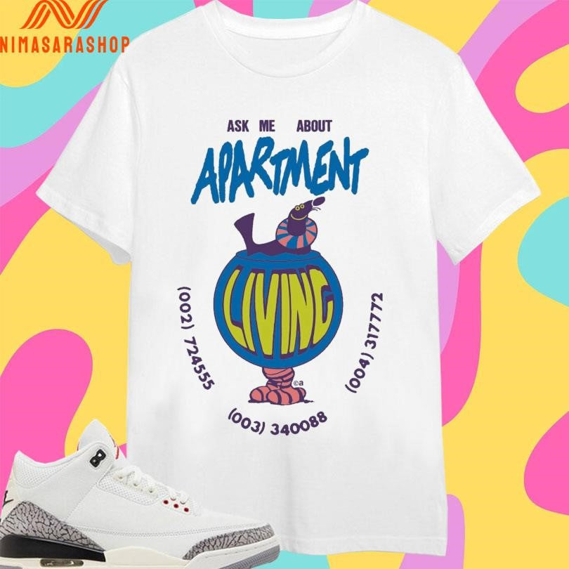 Ask Me About Apartment Living - Adult & Kids T-Shirts, Sweatshirts & Hoodies apparel design preview 1