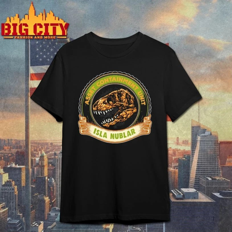 Asset Containment Unit Isla nublar - Adult & Kids T-Shirts, Sweatshirts & Hoodies apparel design preview 1