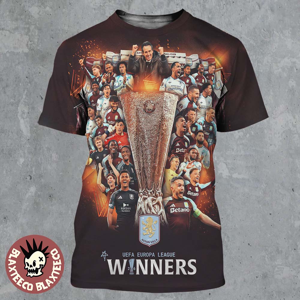 Aston Villa 2026 Istanbul Final UEFA Europa League - Adult & Kids T-Shirts, Sweatshirts & Hoodies apparel design preview 1
