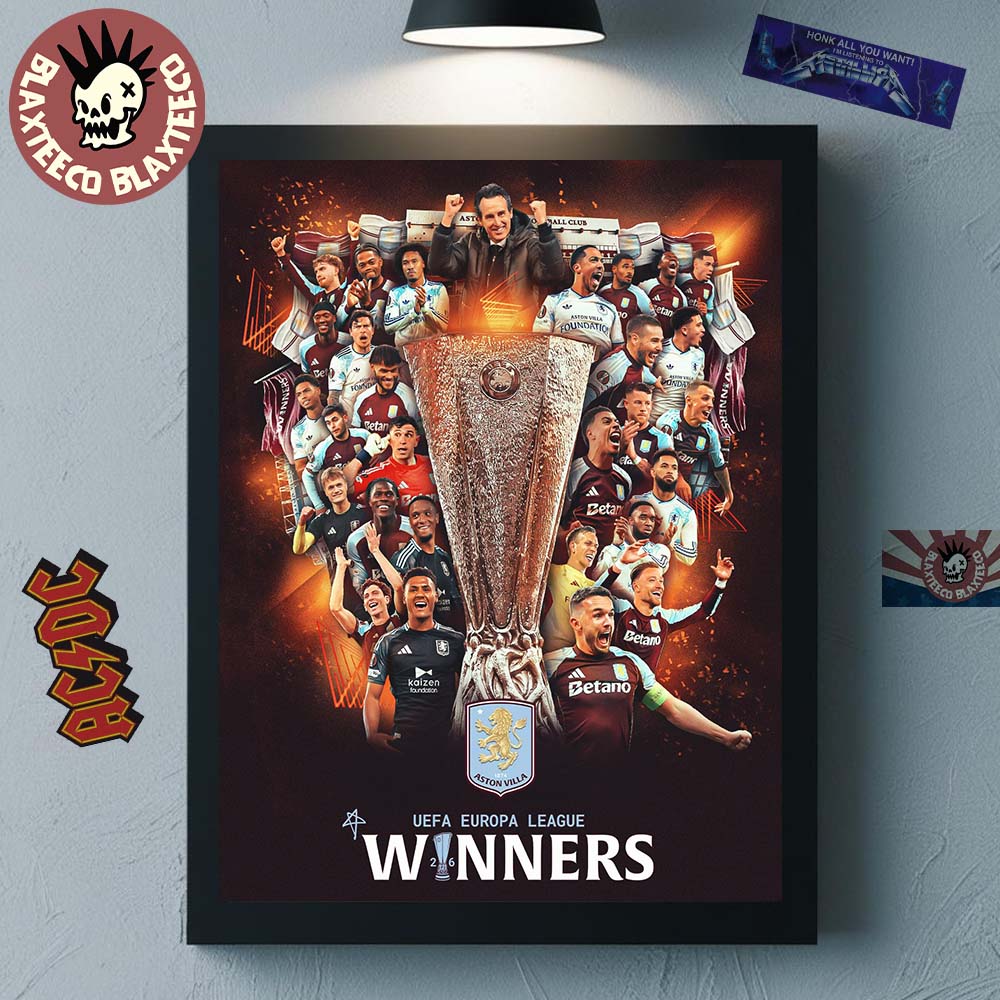 Aston Villa 2026 Istanbul Final UEFA Europa League - Adult & Kids T-Shirts, Sweatshirts & Hoodies apparel design preview 1