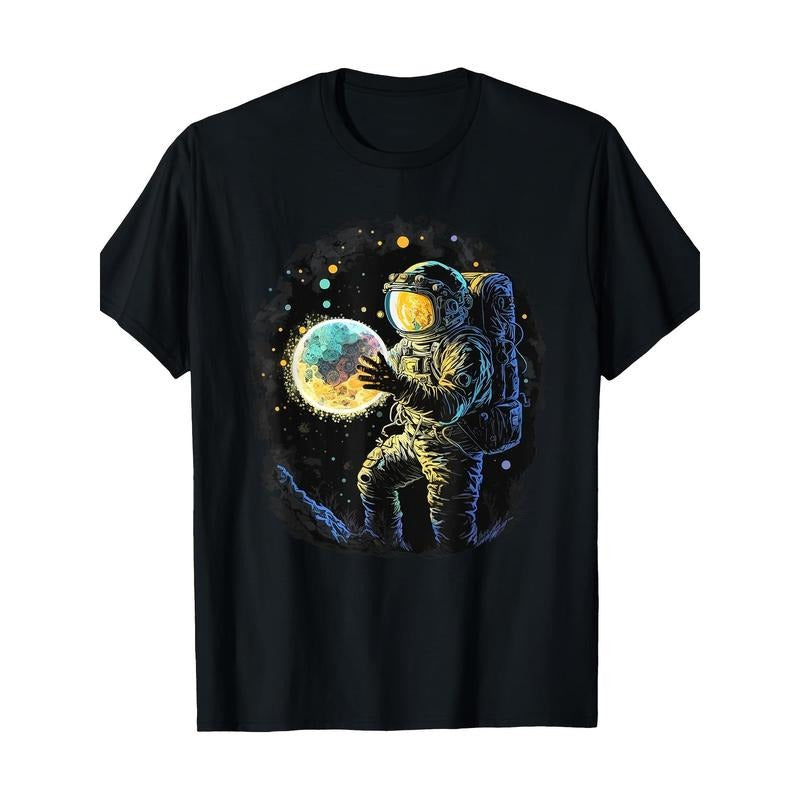 Astronaut Outer Space Science Funny Made USA - Adult & Kids T-Shirts, Sweatshirts & Hoodies apparel design preview 1