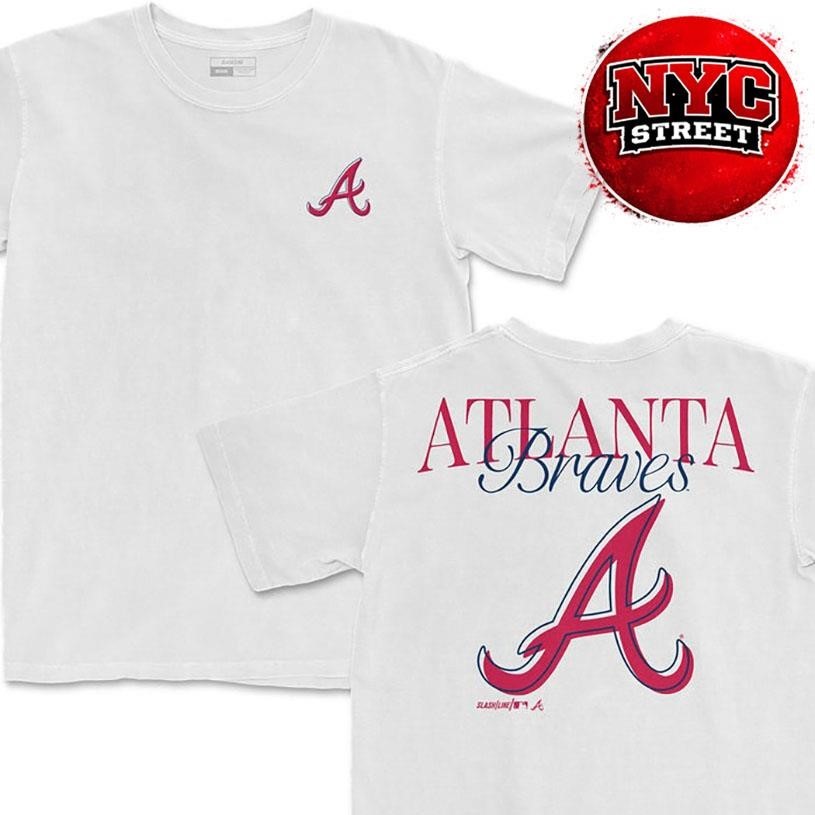 Atlanta Braves MLB Stamp Two Sided - Adult & Kids T-Shirts, Sweatshirts & Hoodies apparel design preview 1