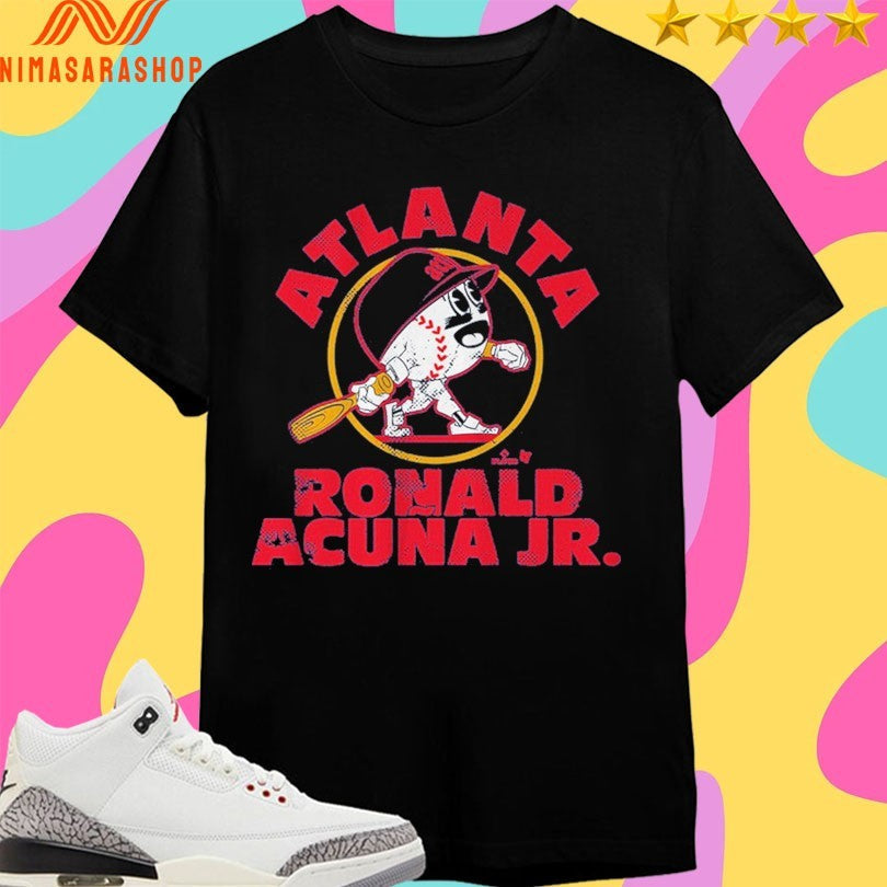 Atlanta Braves Ronald Acuña Jr Baseball Buddies - Adult & Kids T-Shirts, Sweatshirts & Hoodies apparel design preview 1