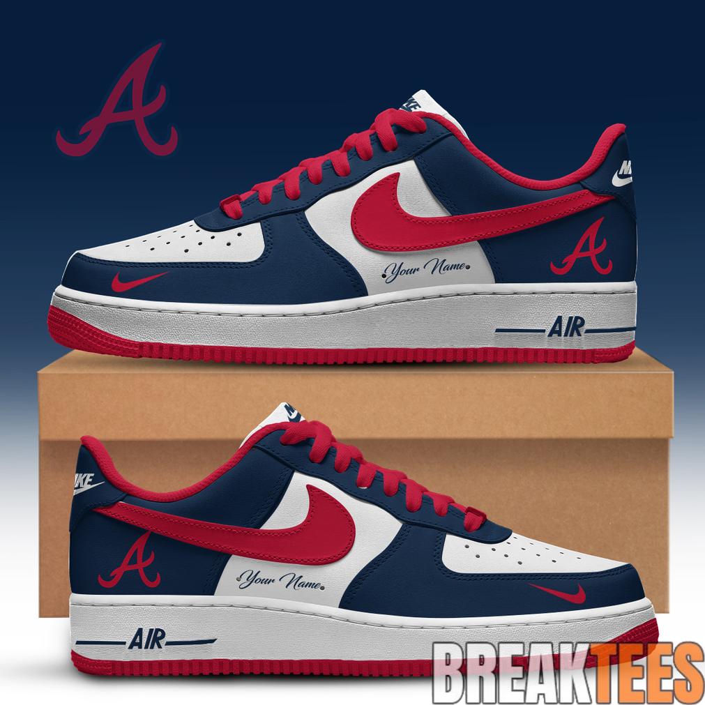 Atlanta Braves Special Edition Air Force 1 Low Custom - Adult & Kids T-Shirts, Sweatshirts & Hoodies apparel design preview 1