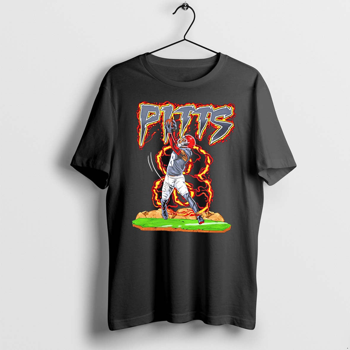 Atlanta Falcons Kyle Pitts Hand Drawn Artwork Sweater - Adult & Kids T-Shirts, Sweatshirts & Hoodies apparel design preview 1