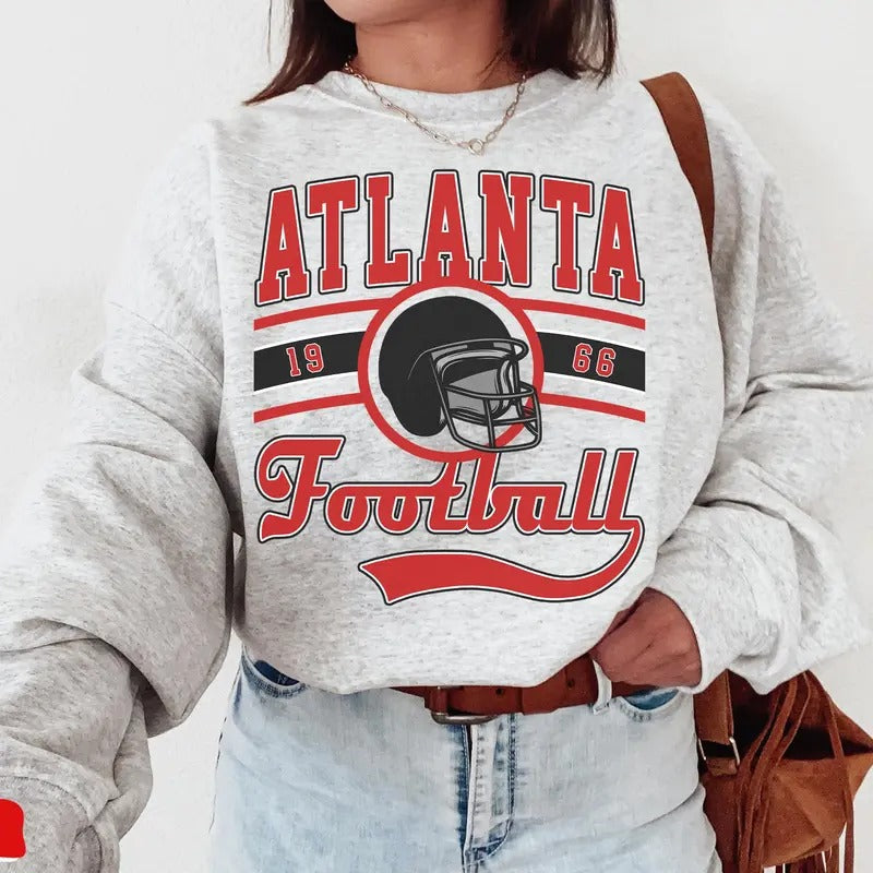 Atlanta Football Game Day Fan Sunday Basic Cute - Adult & Kids T-Shirts, Sweatshirts & Hoodies apparel design preview 1