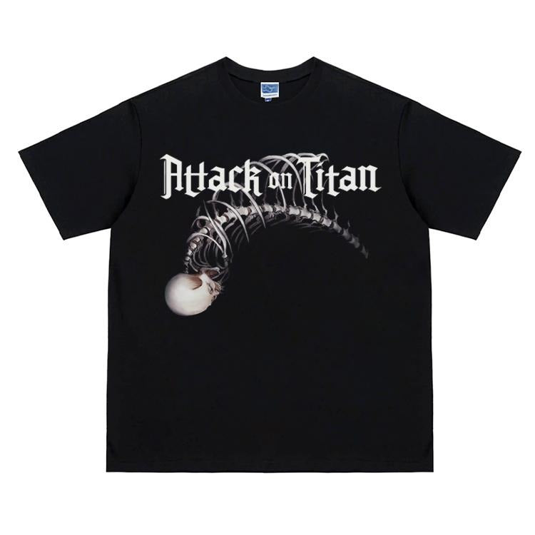 Attack Titan "Female Vintage Anime 100% Cotton - Adult & Kids T-Shirts, Sweatshirts & Hoodies apparel design preview 1