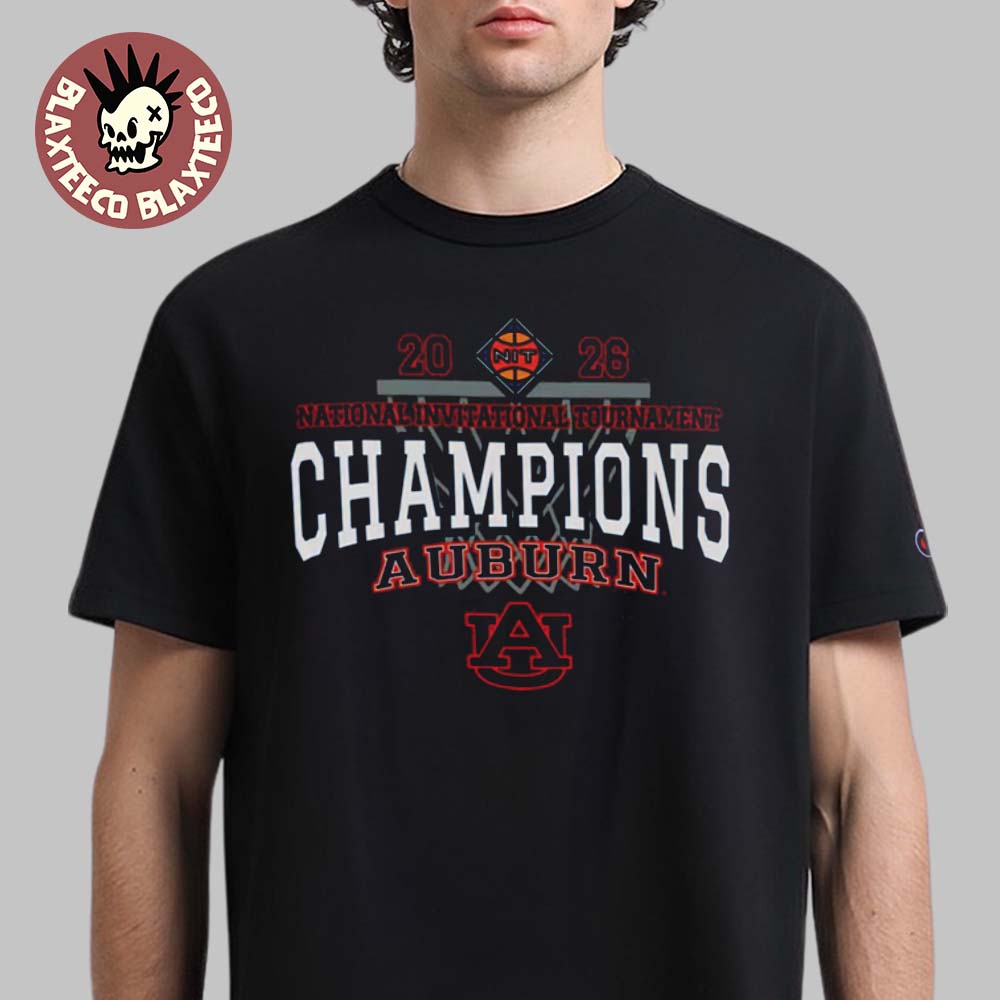 Auburn Tigers Men's Basketball 2026 NIT Champions - Adult & Kids T-Shirts, Sweatshirts & Hoodies apparel design preview 1