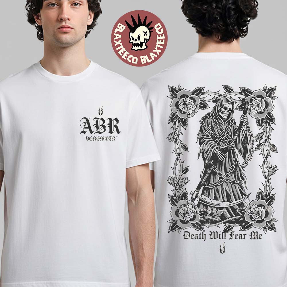 August Burns Red 2026 Tour Merch Death Will Fear Me - Adult & Kids T-Shirts, Sweatshirts & Hoodies apparel design preview 1