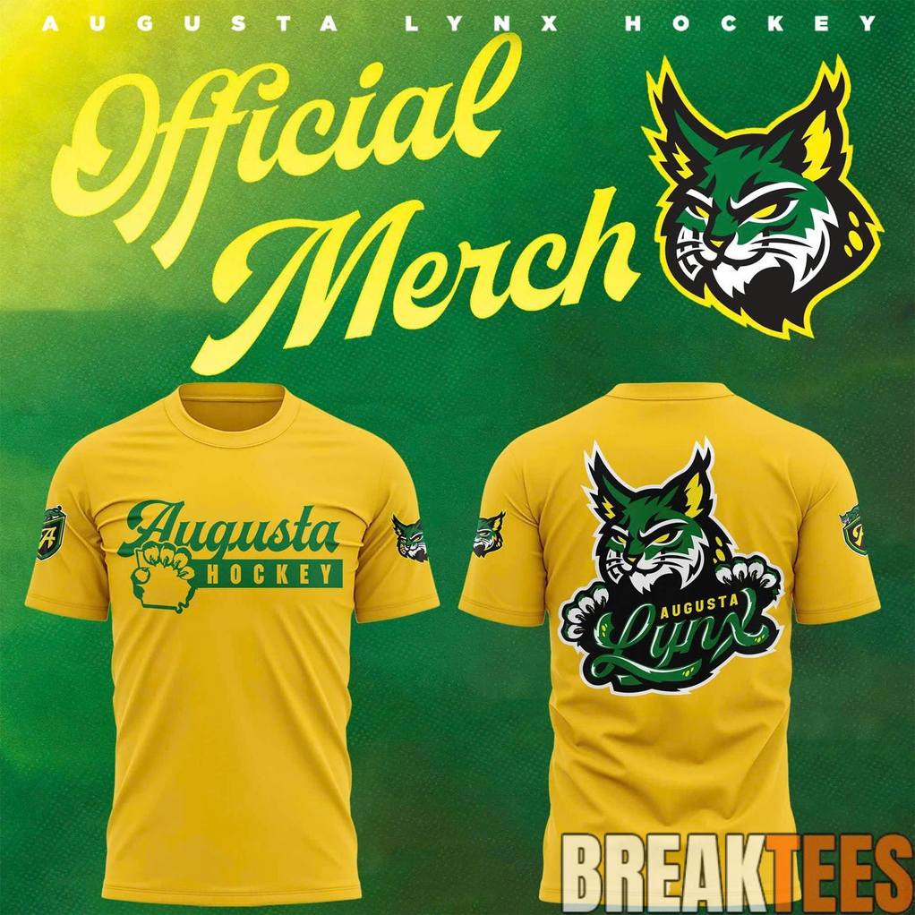 Augusta Lynx Yellow Green Stroke - Adult & Kids T-Shirts, Sweatshirts & Hoodies apparel design preview 1