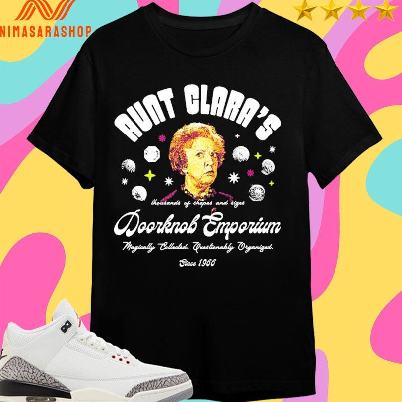 Aunt Clara’s Doorknob Emporium Thousands Of - Adult & Kids T-Shirts, Sweatshirts & Hoodies apparel design preview 1