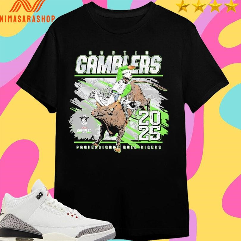 Austin Gamblers 2025 Event Professional Bull Riders - Adult & Kids T-Shirts, Sweatshirts & Hoodies apparel design preview 1